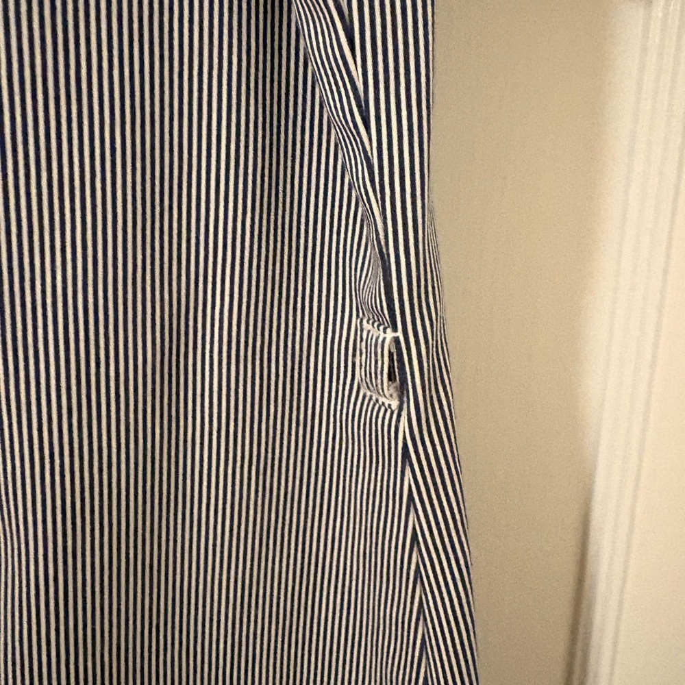 Delmod Vintage 1950’s-1970’s Pinstriped Shirt Dress - Picture 5 of 5